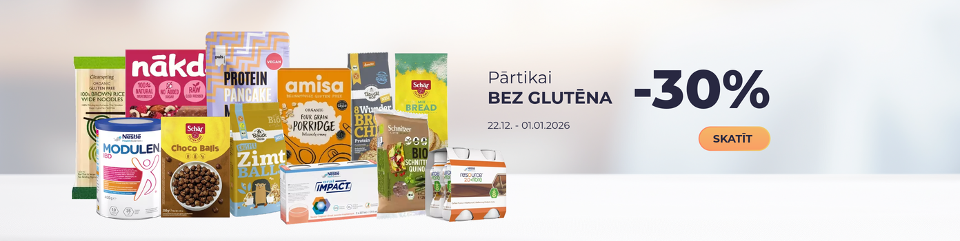 -30% Pārtikai bez Glutēna