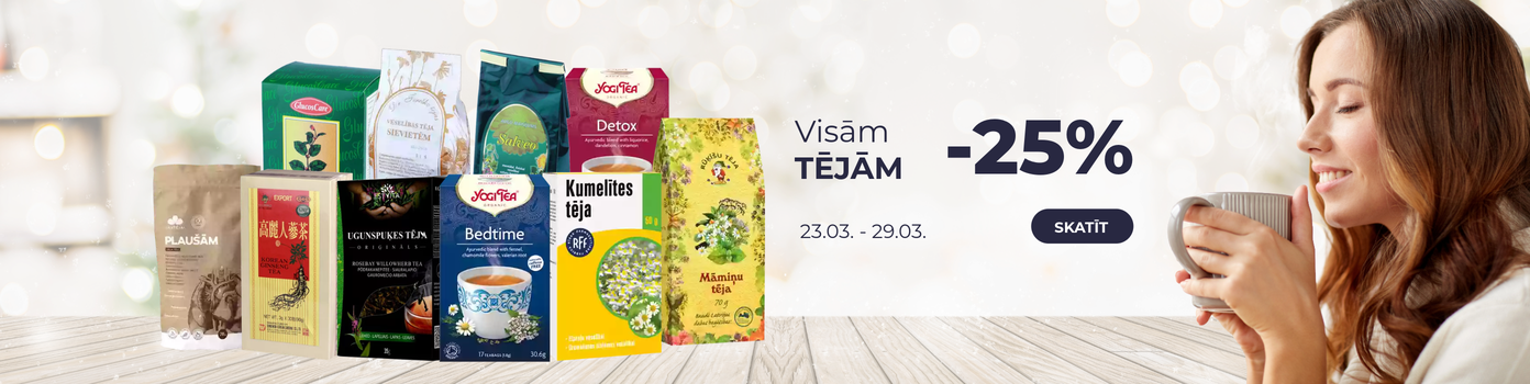 Visām tējām -25%