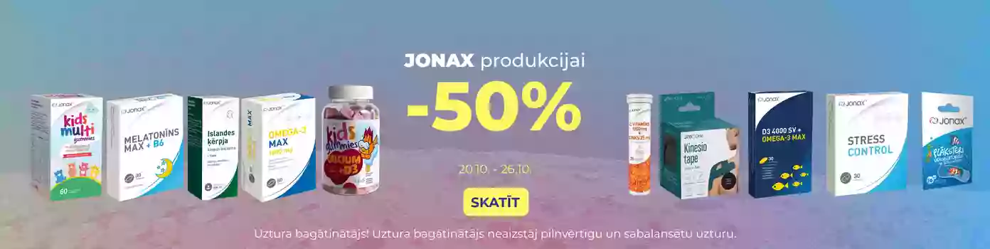 Wow, visai Jonax produkcijai -50%!