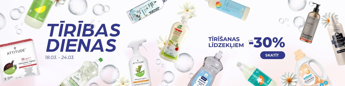 Mājas tīrībai līdz -30%