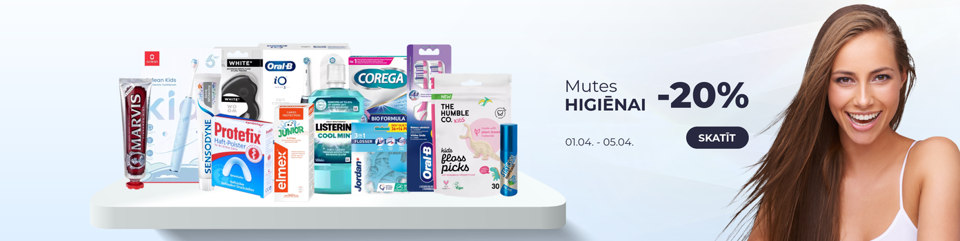 Mutes higiēnai -20%