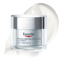 EUCERIN Hyaluron-Filler +3x Effect SPF 15 Sausai Ādai sejas krēms, 50 ml