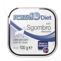 FORZA10 Solo Diet Skumbrija, Suņiem pastēte, 100 g