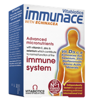 IMMUNACE With Echinacea tabletes, 30 gab.