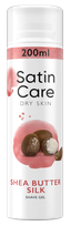 GILLETTE Satin Care Dry Skin Shea Butter Silk skūšanas želeja, 200 ml