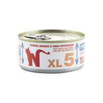 NATURAL CODE XL5 Tuncis, Liellops Un Brūnie Rīsi mitrā barība, 170 g