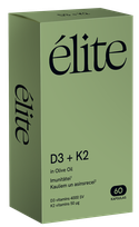ELITE D3 + K2 kapsulas, 60 gab.