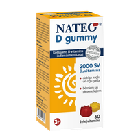 NATEO D Gummy 2000 SV želejvitamīni, 50 gab.
