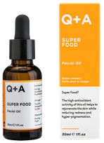 Q+A Super Food Facial  sejas eļļa, 30 ml