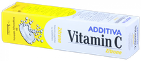ADDITIVA Vitamin C Zitrone putojošās tabletes, 20 gab.