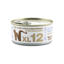 NATURAL CODE XL 12 Tuncis, Kartupeļi, Burkāni Un Brūnie Rīsi mitrā barība, 170 g