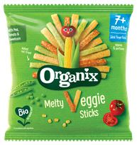 ORGANIX Bio Ar Dārzeņiem, 7M, Kukurūzas  nūjiņas, 15 g