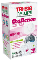 TRI-BIO OxiAction White tabletes traipu tīrīšanai, 18 gab.