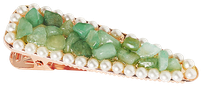 CRYSTALLOVE Aventurine matu sprādze, 1 gab.