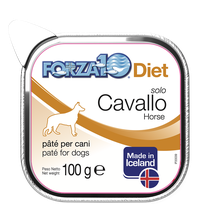 FORZA10 Solo Diet Zirgs, Suņiem pastēte, 100 g
