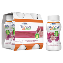 NESTLE Resource 2.0 Fibre ar meža ogu garšu, 200 ml, 4 gab.