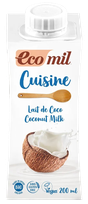 ECOMIL Coconut Milk kulinārijas krēms, 200 ml