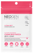 NEOGEN Dermalogy A-Clear Soothing Clear Spot Patch pretiekaisuma plāksteri, 24 gab.