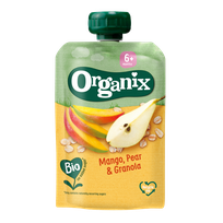 ORGANIX Ar Mango, Bumbieriem Un Granolu, 6M biezenis, 100 g