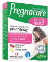 PREGNACARE   Plus Omega - 3 tabletes + kapsulas, 56 gab.
