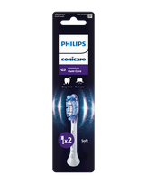PHILIPS Sonicare Premim Gum Care (balti) elektriskās zobu birstes uzgaļi, 2 gab.