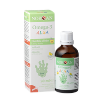 NORSAN Omega-3 Alga Ar Citronu Garšu eļļa, 50 ml