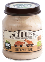 RŪDOLFS Vistas Gaļas BIO 6+ biezenis, 120 g