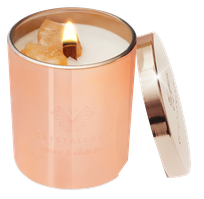 CRYSTALLOVE Citrine Soy Candle & White Tea aromātiskā svece, 1 gab.