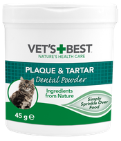 VETS+BEST For Cats Dental pulveris, 45 g