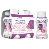 NESTLE Resource Diabet Plus ar zemeņu garšu, 200 ml, 4 gab.