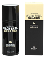 THE SKIN HOUSE Black Snail Bubble Mask sejas maska, 100 ml