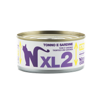 NATURAL CODE XL2 Tuncis Un Sardīnes mitrā barība, 170 g