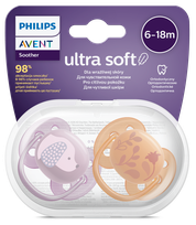 PHILIPS Avent Ultra Soft 6-18 m. māneklītis, 2 gab.