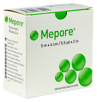 MEPORE 5m x 4cm plāksteris, 1 gab.