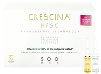 CRESCINA HFSC Transderm 500 Man (20+20) ampulas, 40 gab.