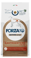 FORZA10 Active VetDiet Gastroenteric Low Fat sausā barība, 4 kg