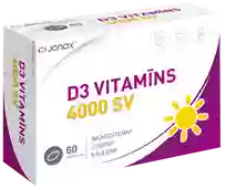 JONAX D3 vitamīns 4000 SV kapsulas, 60 gab.