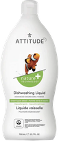 ATTITUDE Ar Zaļo Ābolu Un Bazilika Smaržu, Ekoloģisks trauku mazgāšanas līdzeklis, 700 ml