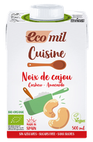 ECOMIL Bio Cuisine Cashew kulinārijas krēms, 500 ml