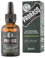 PRORASO Cypress & Vetyver eļļa bārdai, 30 ml