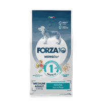 FORZA10 Monodiet Medium Adult Ar Zivi, Suņiem sausā barība, 12 kg
