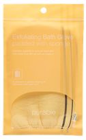 PURABLE Exfoliating Bath Glove pīlinga cimds, 1 gab.