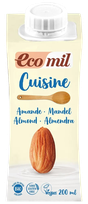 ECOMIL Cuisine Almond kulinārijas krēms, 200 ml