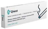 QTEST Nikotīna (COT) ātrais tests, 1 gab.