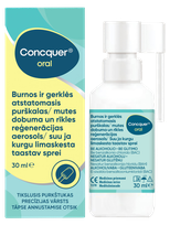 CONCQUER Oral Mouth & Throat mutes sprejs, 30 ml