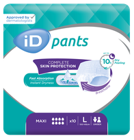 ID Pants Maxi L (100-145 cm) biksītes, 10 gab.