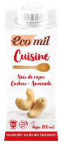 ECOMIL Cuisine Cashew kulinārijas krēms, 200 ml