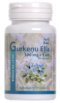 APTIEKAS PRODUKCIJA Gurķenes Sēklu Eļļa Ar E Vitamīnu		 kapsulas, 60 gab.