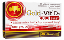 OLIMP LABS Gold Vit D3 4000 Fast tabletes, 30 gab.