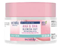 VICTORIA BEAUTY AHA + BHA Blemish Out sejas krēms, 50 ml